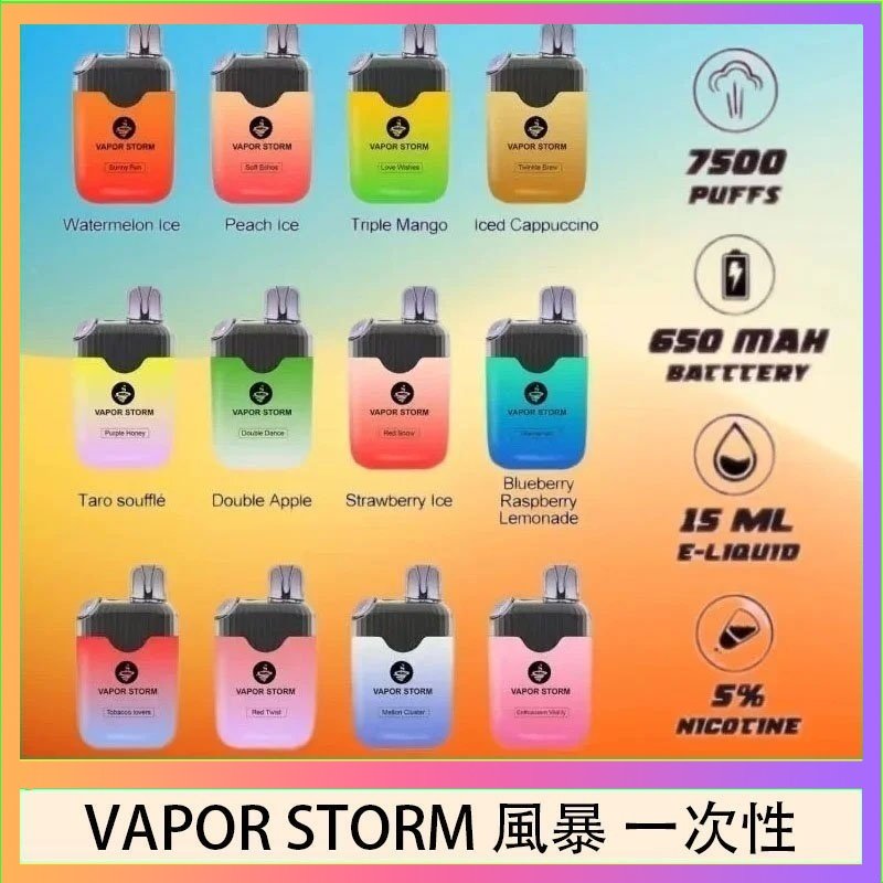 Vapor Storm風暴 Vapor Storm風暴電子煙7500口(5%)一次性