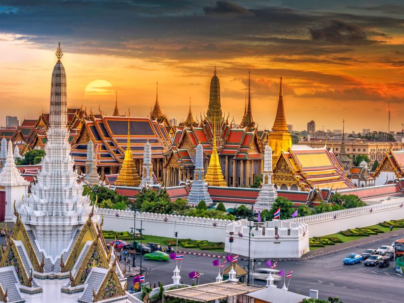 Grand palace and Wat phra keaw at sunset bangkok, Thailand; Shutterstock ID 367503629; user id: 1207500; user email: xpcn04@qq.com; user_country: China; discount: 0%